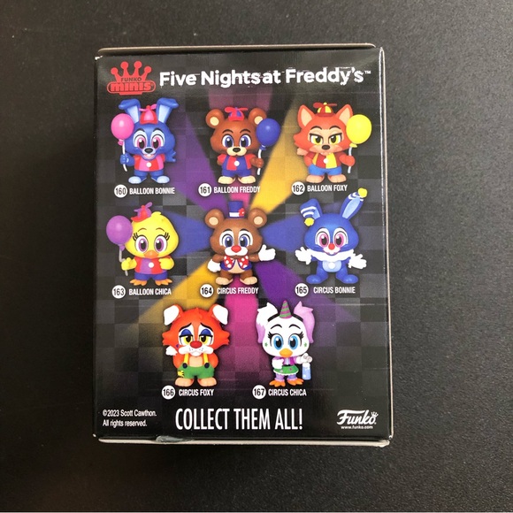 FNAF Funko Pop Minis; Five Nights At Freddy's Funko Minis- Circus Freddy #164 - Picture 2 of 3